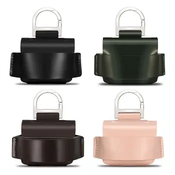 

Genuine Leather Case Protective Cover Shell for AirPod Pro 3 Earphone with Hook