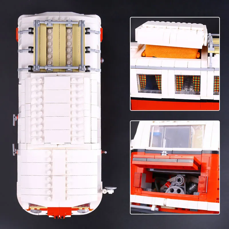 DHL 21001 Technic серия Классическая дорожная модель автомобиля Совместимость 10220 строительные блоки кирпичи развивающая игрушка для детей игрушки