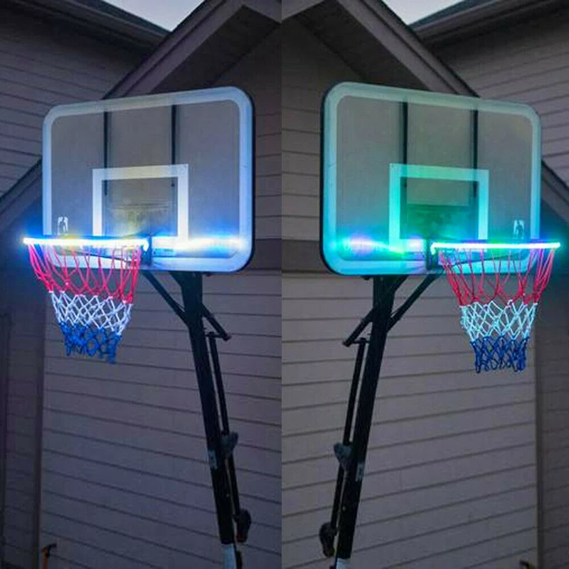 

Basketball Rim LED Solar Light Playing At Night Light Boys Bedroom Home Decor FKU66