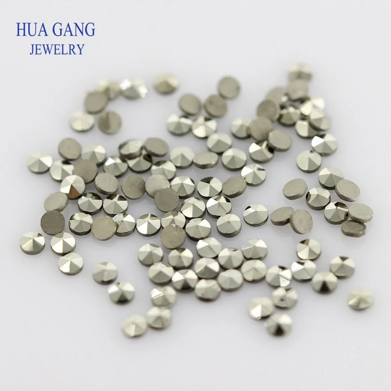 Round Shape Flat Back Loose Marcasite Stone For Jewelry Wholesale
