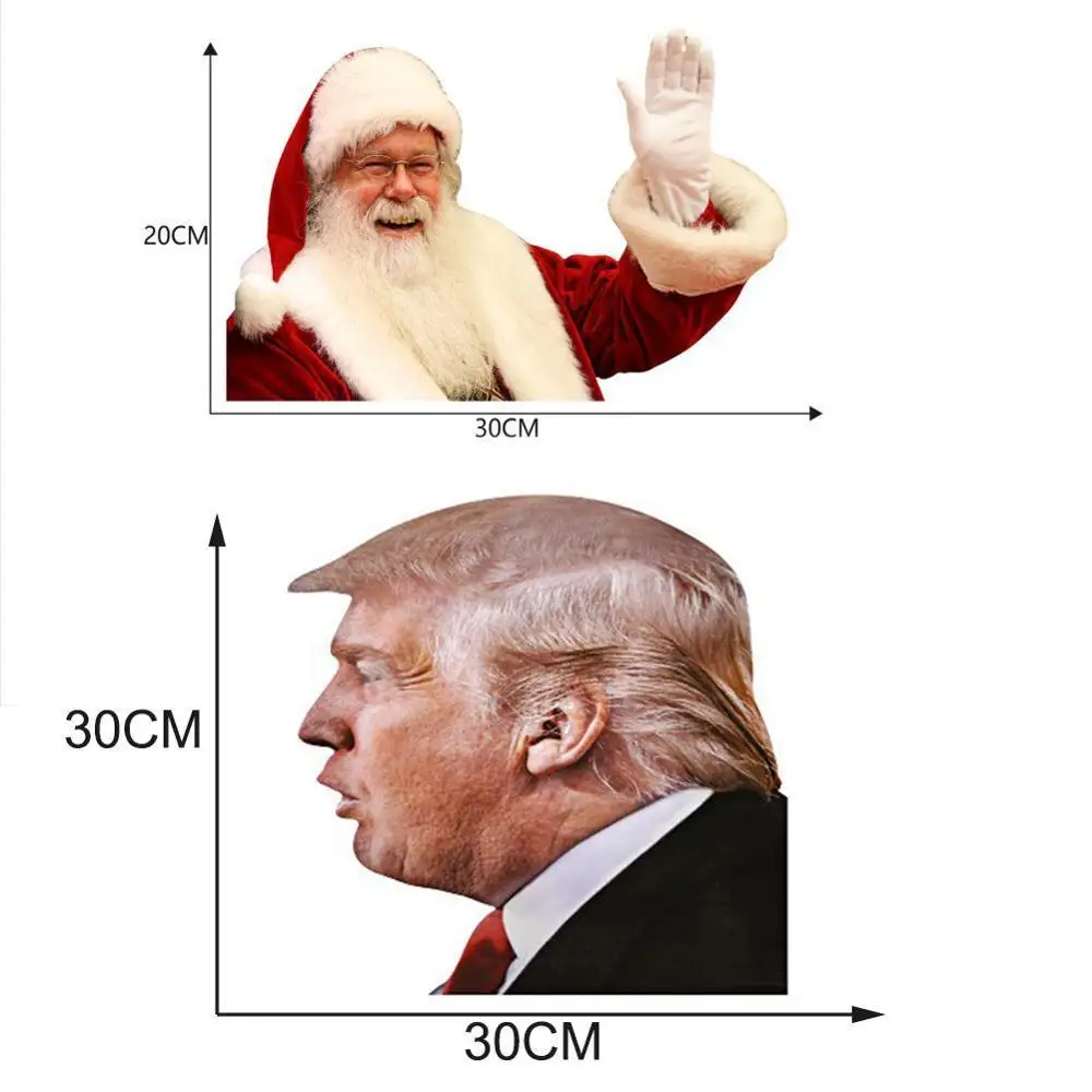 

2020 Car Auto Sticker President Donald Trump Car Sticker Life Person Size Passenger Side Window Car Glass Decals