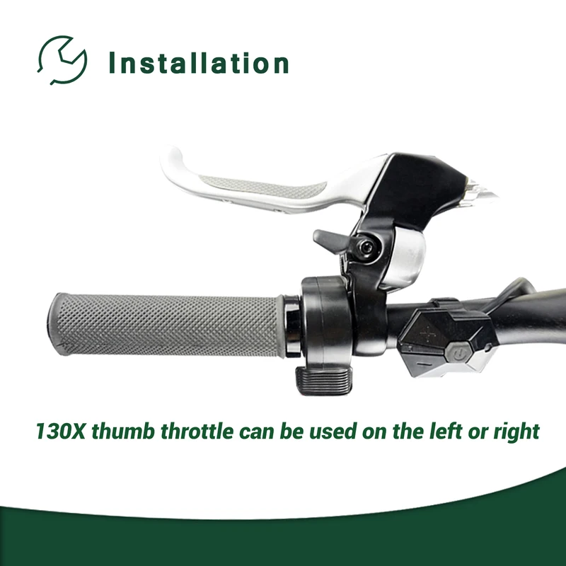 Electric Motorcycle E-bike Thumb Finger Gas Trigger Throttle 130X 108X Right Left Thumb Throttle For Electric Bike Scooter