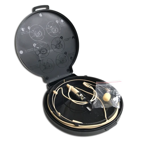 AKG Samson 무선 바디 팩 송신기 용 3 핀 XLR TA3F 커넥터가있는 전문 콘덴서 헤드셋 헤드셋 마이크 4