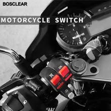 Водонепроницаемый 12V мотоцикл 7/" 22 мм Рули переключатели мотоциклетная фара сигнал поворота аварийный тормоз Противотуманные фары ВКЛ-ВЫКЛ-ВКЛ переключатель