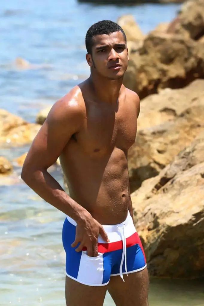 Angelsin-pantalones cortos de para hombre, multicolor - AliExpress Ropa de hombre