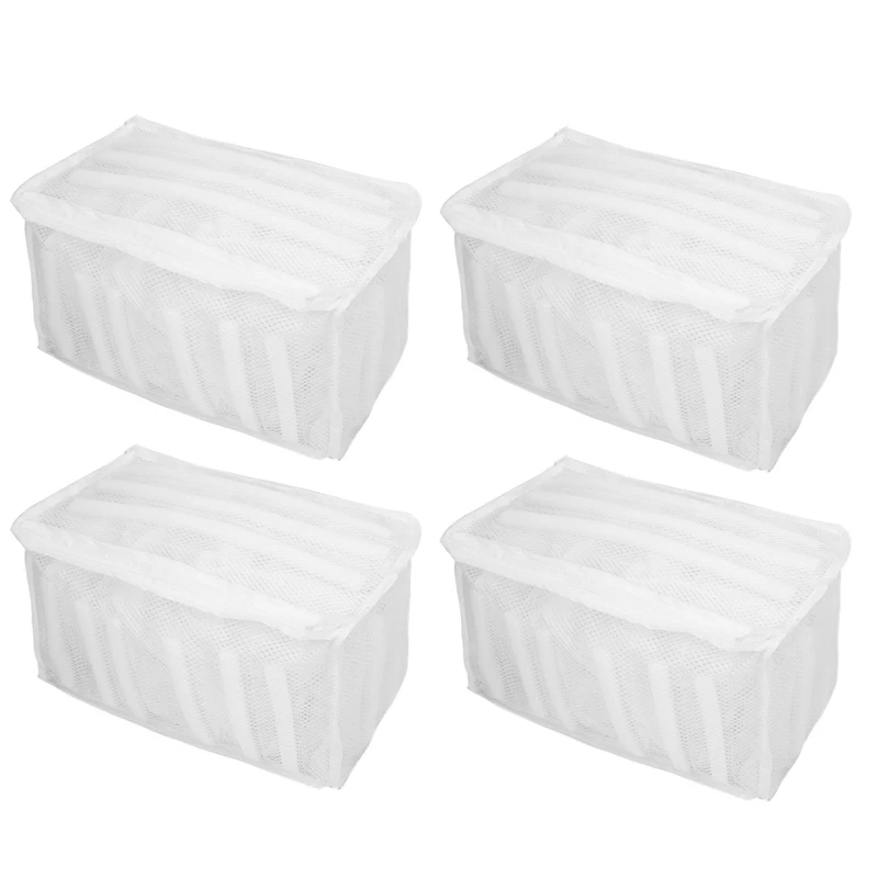 Sneaker Cleaning Bag Shoes Wash Bags Mesh Washing Coarse Net Fabric Durable And Reusable 30X20x19cm | Дом и сад