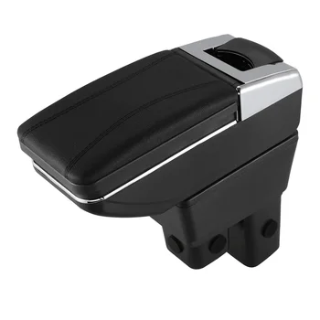 

Hatchback Center Centre Console Storage Box Rotatable Armrest Car Armrest Box for Honda Fit Jazz 2002-2008 Car Accessories