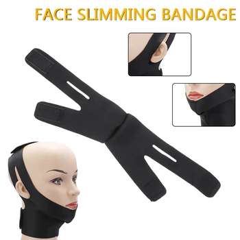

3 Colors Reduce Double Chin Strap Face-lift Bandage Belt Shape V Facial Slimming Mask For Cheek Neck Thin Strap