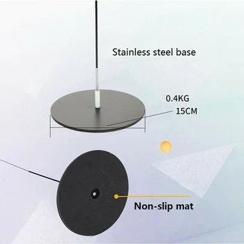

Elastic Training Rebound Shaft Ping Pong Tennis Trainer Useful Durable