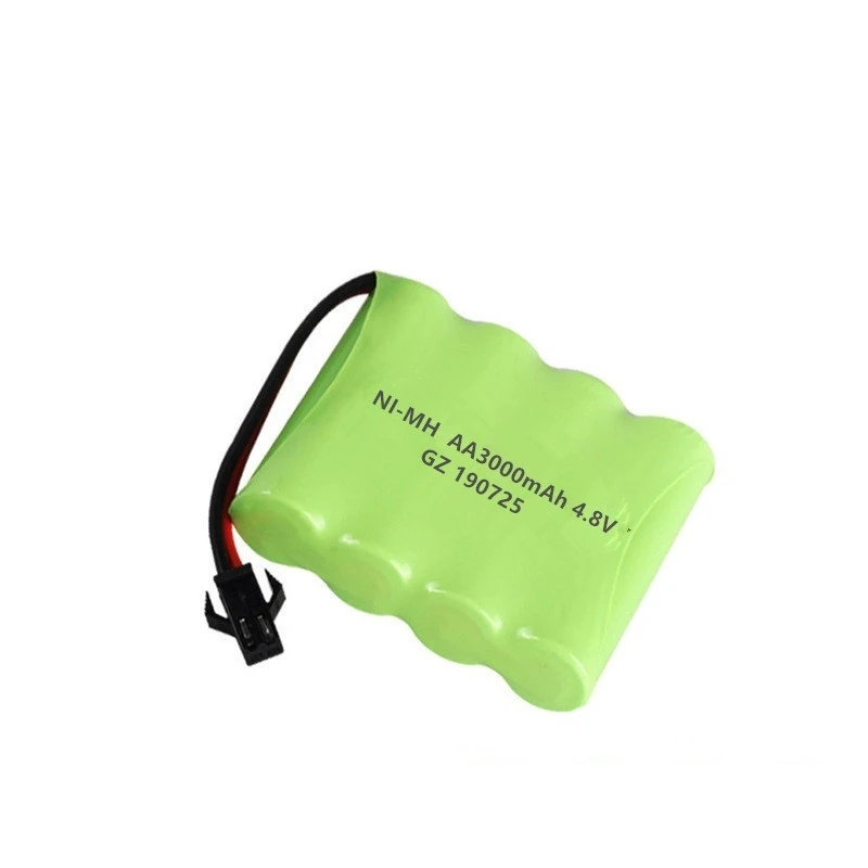 3000mah 4.8v Rechargeable Battery For Rc toys Cars Tanks Robots Gun NiMH Battery AA 4.8v 2400mah Batteries Pack For Rc Boat 1PCS