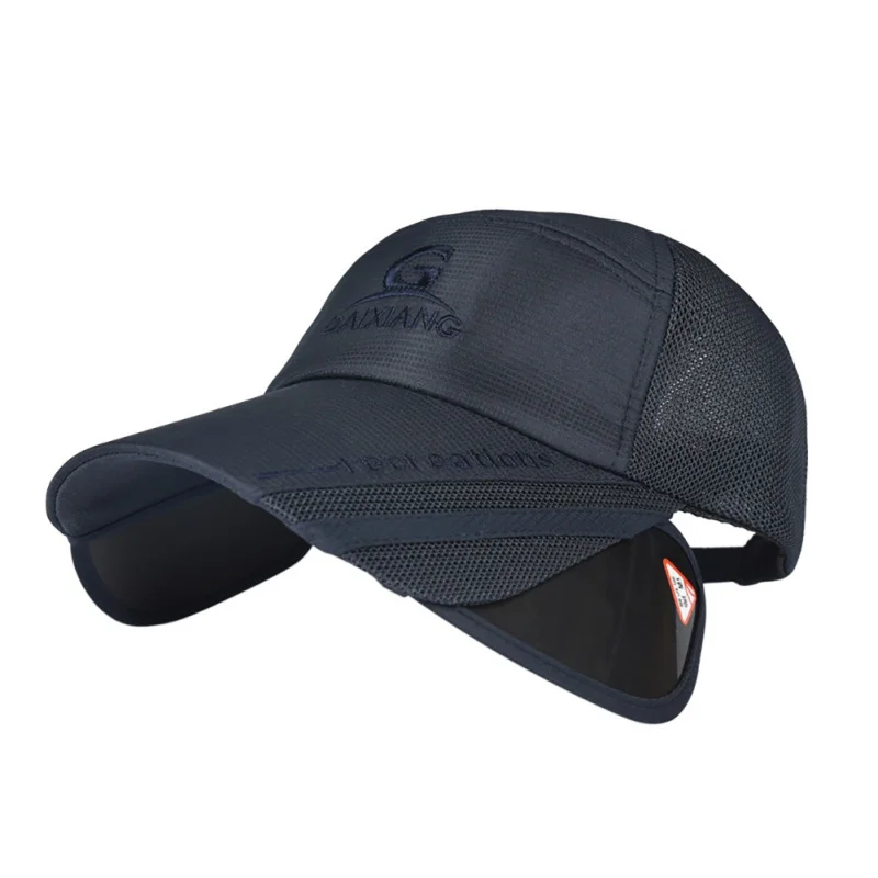 Новые унисекс наружные кепки для пробежек летние гибкие Солнцезащитная шляпа рыболовные кепки - Цвет: ZQ