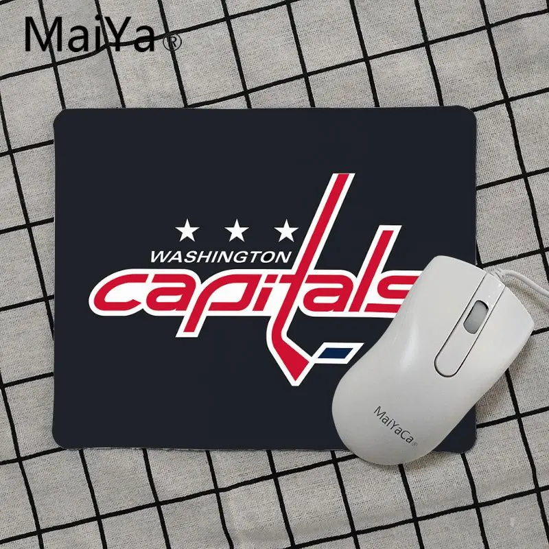 Maiya, высокое качество, хоккейная столица США, высокая скорость, коврик для мыши,,, подставка под руку, мышь - Цвет: No Lock Edge18x22cm
