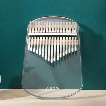 

17 Keys Portable Kalimba Finger Keyboard Musician Thumb Piano DIY With Tuning Mallet Kids Adults Transparent Acrylic