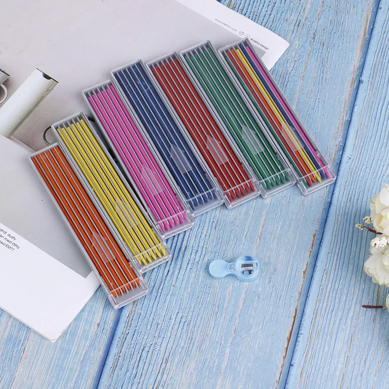 

New Thick Pencil Core Colored Automatic Drawing 2mm Core Cute Mechanical Automatic Pencil Lead
