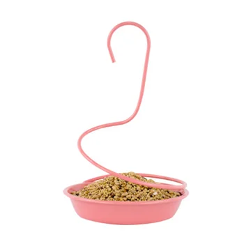 

1PC Hanging Bird Feeding Trough Outdoor Hangable Bird Feeder Household Pet Birds Water Bowl for Outdoor Park Balcony (Without Ho