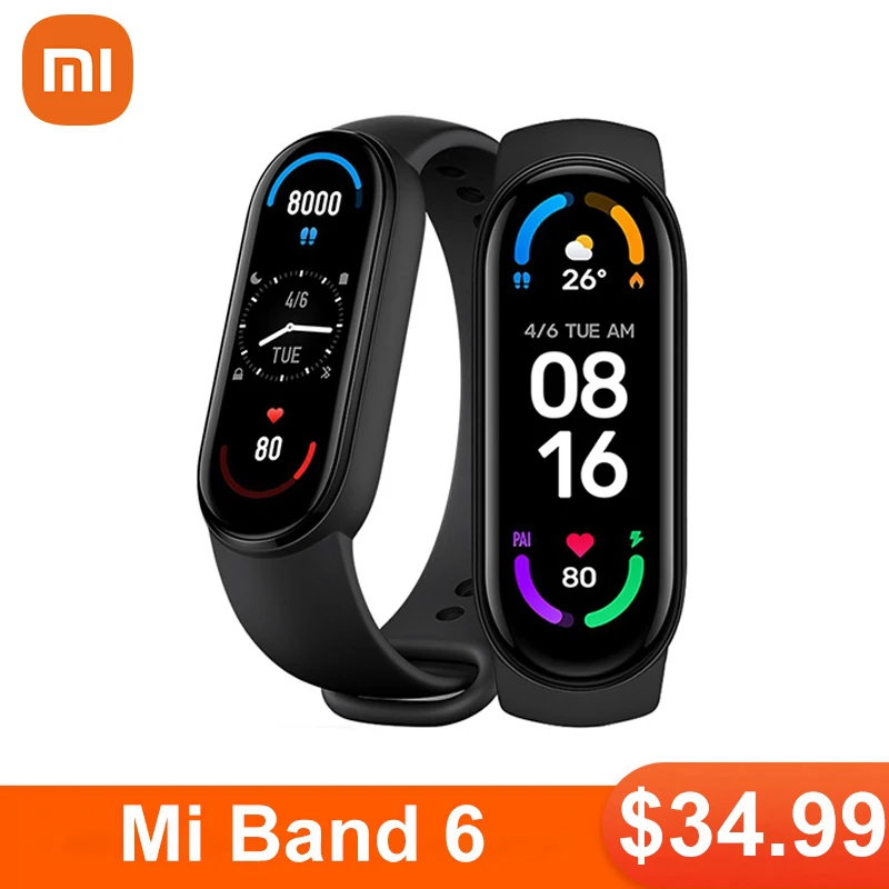 Xiaomi Mi Band 6 Smart Watch 1.56