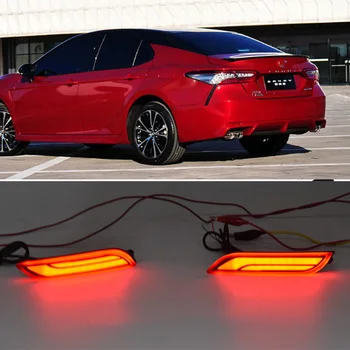 

1 Pair ECAHAYAKU Car special 12V LED Brake Lights Night Driving Lights LED Rear Bumper Fog Light for Camry 2018 2019 Tail Lights