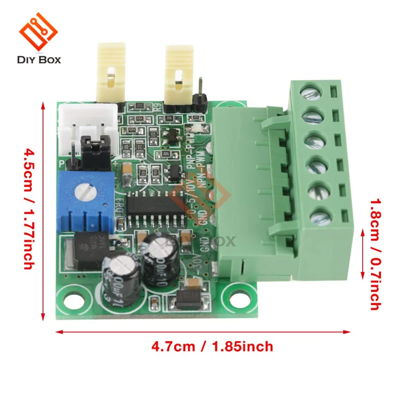 Модуль преобразователя сигнала PWM DC 0-5 В/0-10 в аналоговое входное напряжение 2-20 кГц для PWM интерфейс управления скоростью двигателя