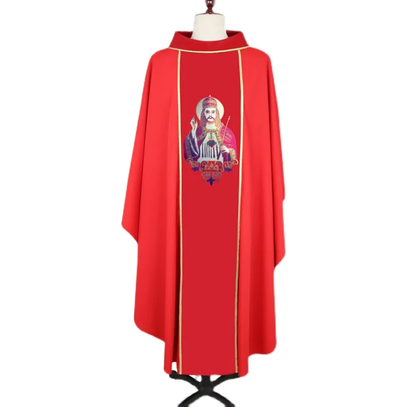 

Церковный священник, Chasuble, красная, зеленая, белая, фиолетовая, вышитая масса, одежда для духовенства, католическая фотолаборатория