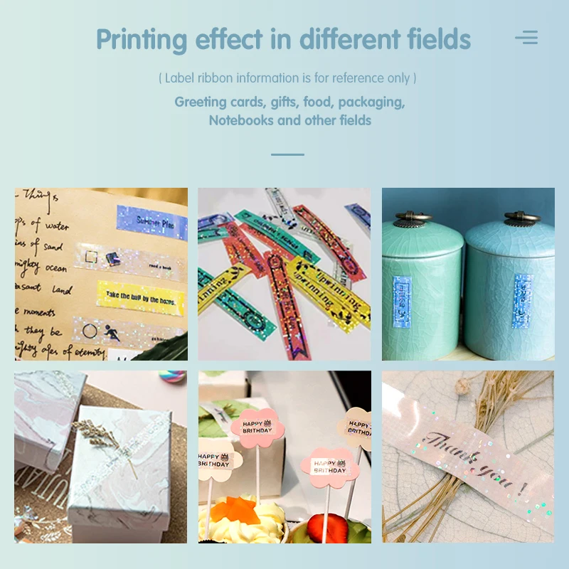 Plavetink TZe-231L1 라미네이트 다채로운 반짝이 스파클링 레이저 라벨 테이프, 브라더 라벨 메이커 PT-D210 호환 가능, 12mm