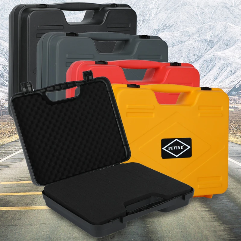 

Plastic ToolBox Safety Instrument Equipment Tool Box Protective Shockproof Tool Case Outdoor Suitcase With Foam