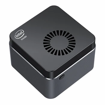 

Quad-Core Mini PC N4100 8GB LPDDR4 256GB M.2 SSD 2.4G/5.0G WiFi Bluetooth 4.2 HDMI2.0 4K 60Hz for Windows 10,EU Plug