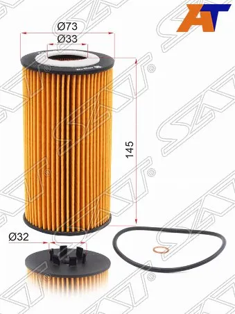 Фильтр масляный (картридж) AUDI A8 3.7/4.2 02-10/A6 4.2 04-06/VW PHAETON 02-16 SAT ST-079198405A | Автомобили и