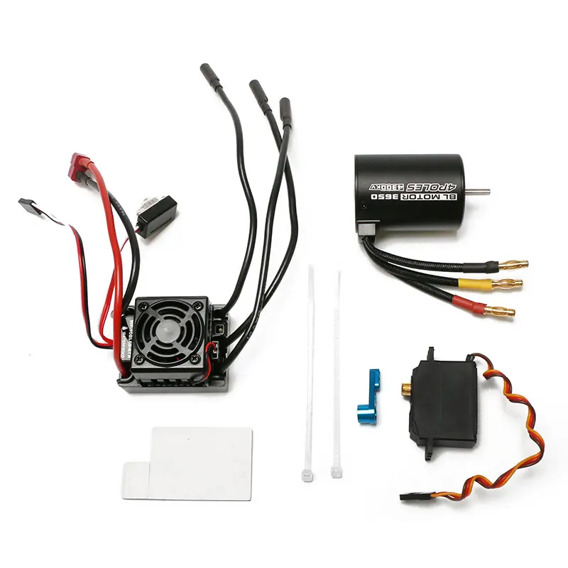 Запчасти WLtoys 12428 4300KV бесщеточный двигатель 60A ESC сервопривод набор компонентов