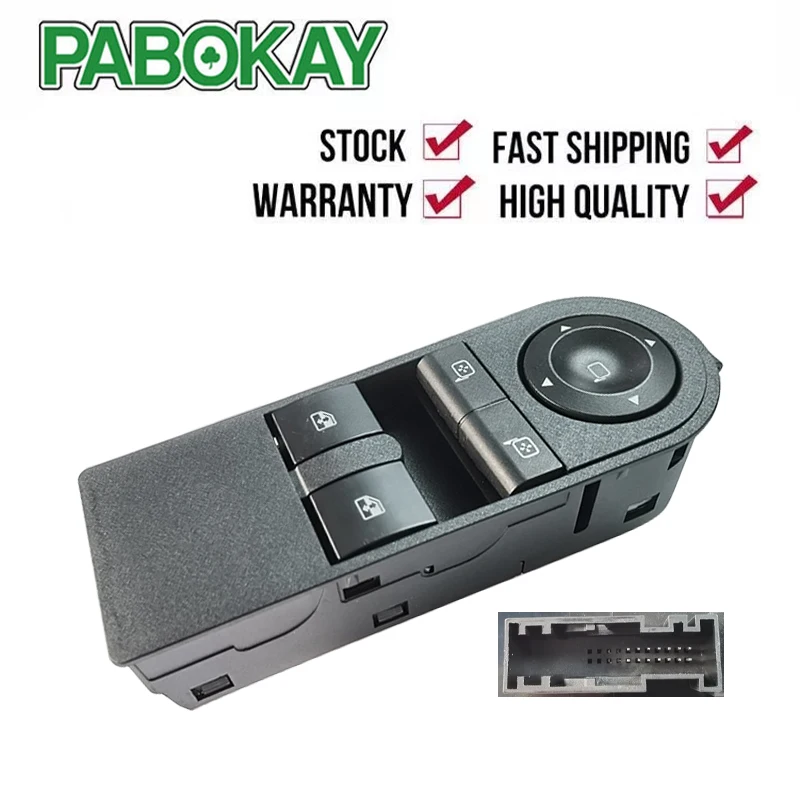 13215152 13228879 высококачественный переключатель окна для Opel Astra/Zafira Vorne Elektro Fenster Spiegel