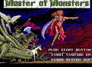 

MASTER OF MONSTERS Top quality 16 bit Sega MD game Cartridge for Megadrive Genesis systems