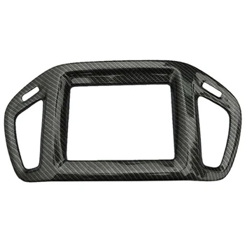 

for Jeep Compass 2017-2019 Front Navigation Box Frame Cover Interior Sn Decorate Trims