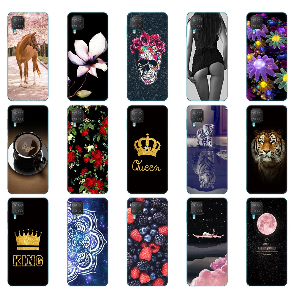 For Samsung M12 Case Phone Back Cover For Samsung Galaxy M12 GalaxyM12 M 12 m127 Soft Case Tpu Silicon Bumper Funda 6.5inch