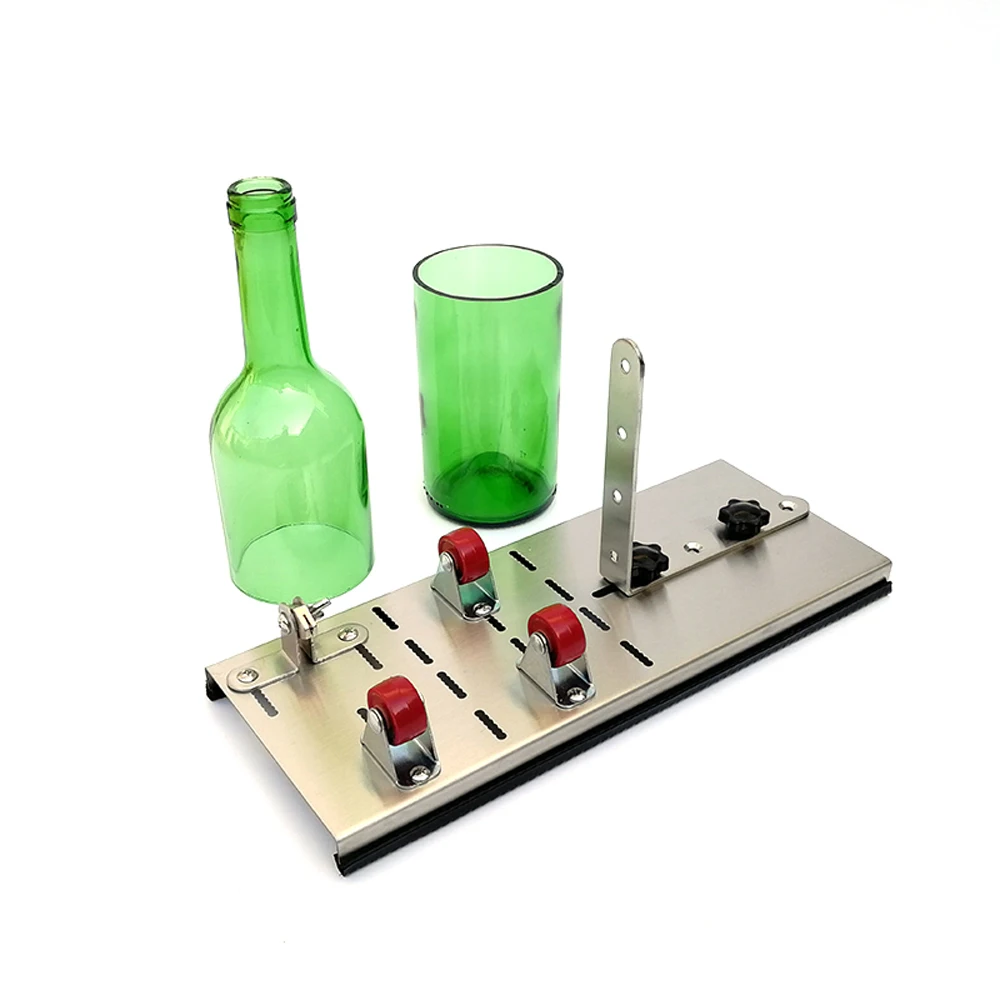 

Adjustable Glass Bottle Cutter 2-10mm Stainless Steel High Strength And Hardness Bottle Cutters Cutting Machine DIY Craft Tool