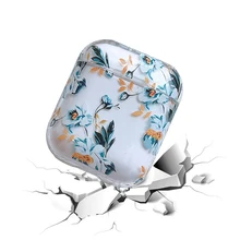 Защитный чехол для Airpods прозрачный лимон, Клубника шаблон беспроводной Bluetooth наушники анти-падение чехол s