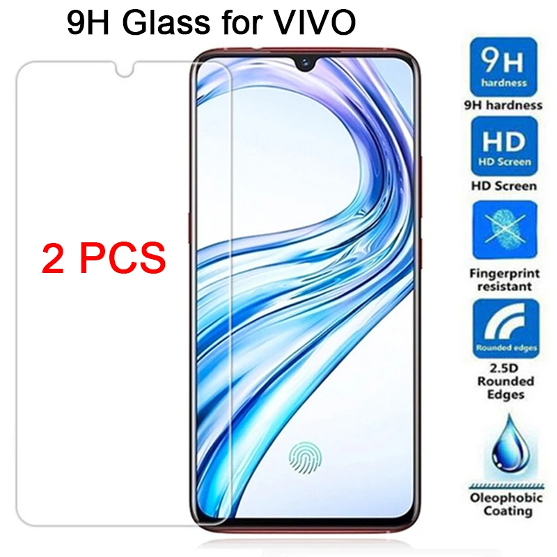 2 шт. 2.5D Закаленное стекло для Vivo IQOO Neo K1 Nex A S Защита экрана S1 Pro V3 Max V5 Plus V9 защитная