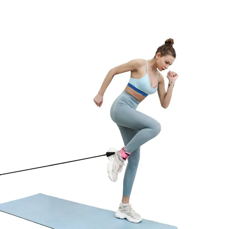Newest ArrivalPull Rope Accessories Kit Leg Hip Training Stretch Belt Foot Ring Ankle Strap Set Sports Protective Gear Fitness E