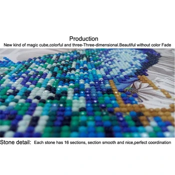 

5D DIY Diamond Painting1 Kits for Adults Full Drill Crystal Rhinestone Embroidery Cross Stitch Arts Craft Canvas Wall Dec