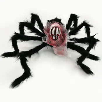 

Halloween Spider Prop Fake Ghost Spider Prop Scene Layout Decorative Prop for Festival (Painted Role Ghost Spider Style)