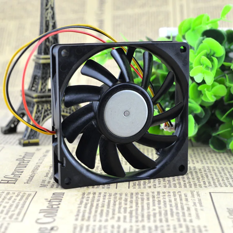 Для Sanyo 8015 12V 0.2A 8 см 3 линии для измерения скорости шкафа Вентилятор охлаждения