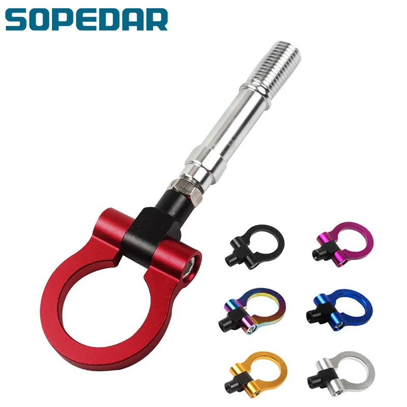 

SOPEDAR Round Tow Hook For Subaru BRZ Towing Hook For Universal Racing Tow Trailer Winch Manual Hand Many Colors Are Available