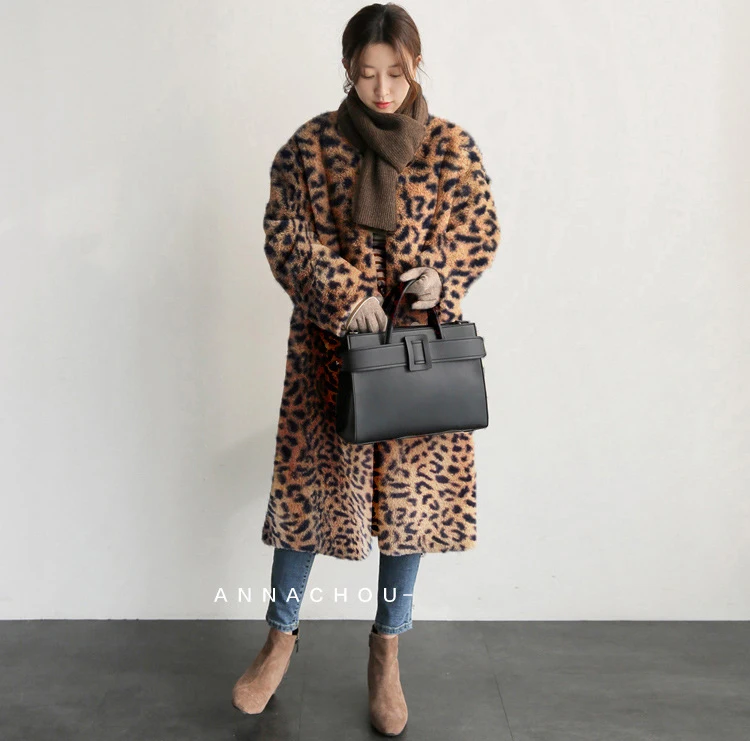 Пальто с искусственным мехом Для женщин осень-зима элегантная длинная норка мех пальто обувь с плюшевой подкладкой, женский плащ