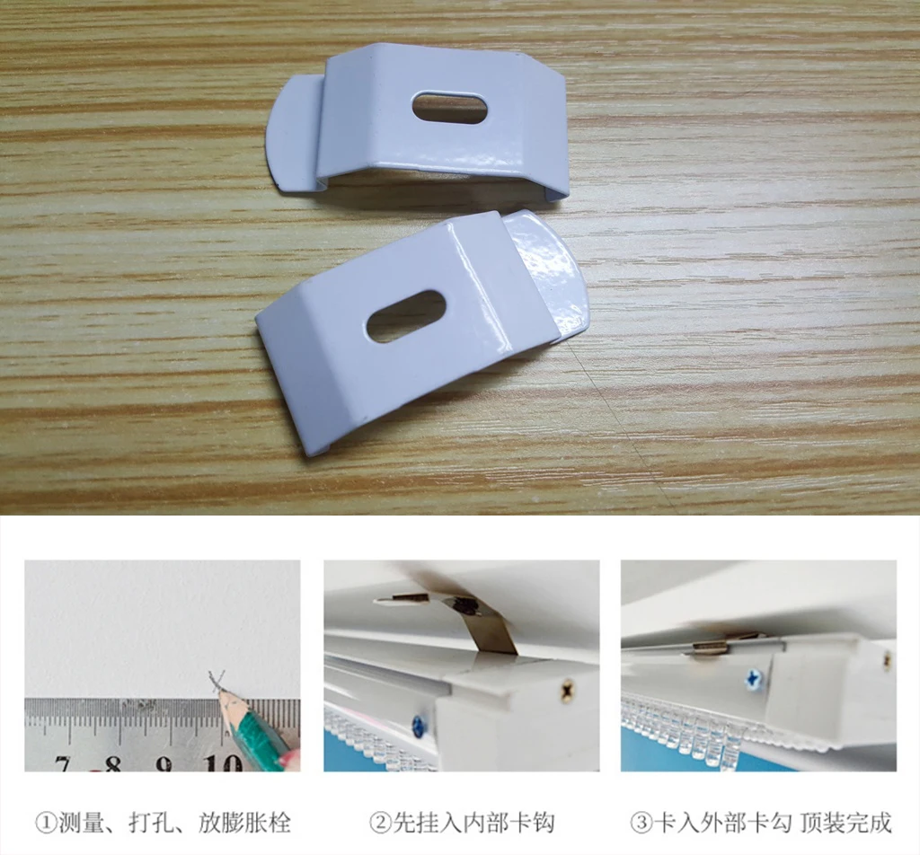 L Bracket 4pcs 4 Length White Color for Vertical Blinds with Headrail  Width 1-1/2(38mm) Outside Mounting Bracket Clips - AliExpress