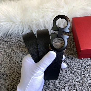 

Men's Dipulaisi belt leather top cowhide trousers belt business casual designer belt luxury brand stainless steel metal buckle