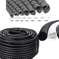 1/2/5M ไขลานหลอด 8/10/12/16/20 มม.Organizer สายป้องกันหลอดแขนป้องกันเกลียวไขลาน Protector 1