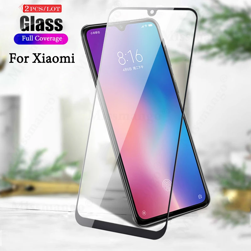 2 шт. защитная пленка для экрана Xiaomi Mi 8 Lite Mi8 SE 9 Mi9 se закаленное стекло Redmi 7a 8a Note 6 7 Pro
