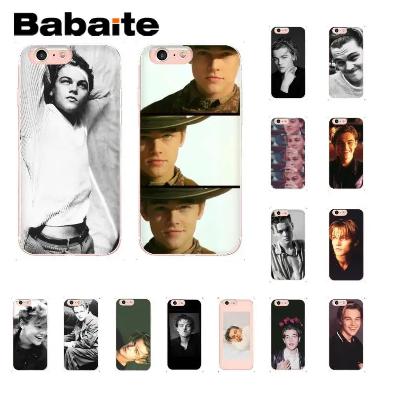 

Babaite Leonardo DiCaprio young Super Star Pattern Phone Case For iPhone 8 7 6 6S Plus X XS MAX 5 5S SE XR 11 11pro 11promax