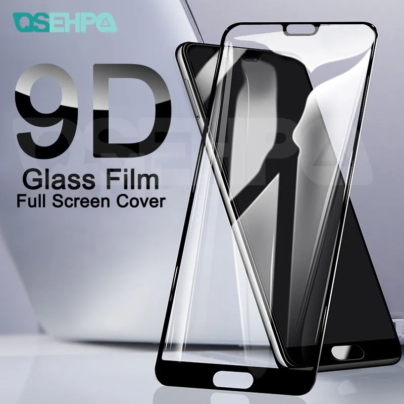 

9D Protective Glass on the For Huawei P20 Lite Pro P10 P9 Lite Plus Tempered Screen Protector Huawei P Smart 2019 Glass Film