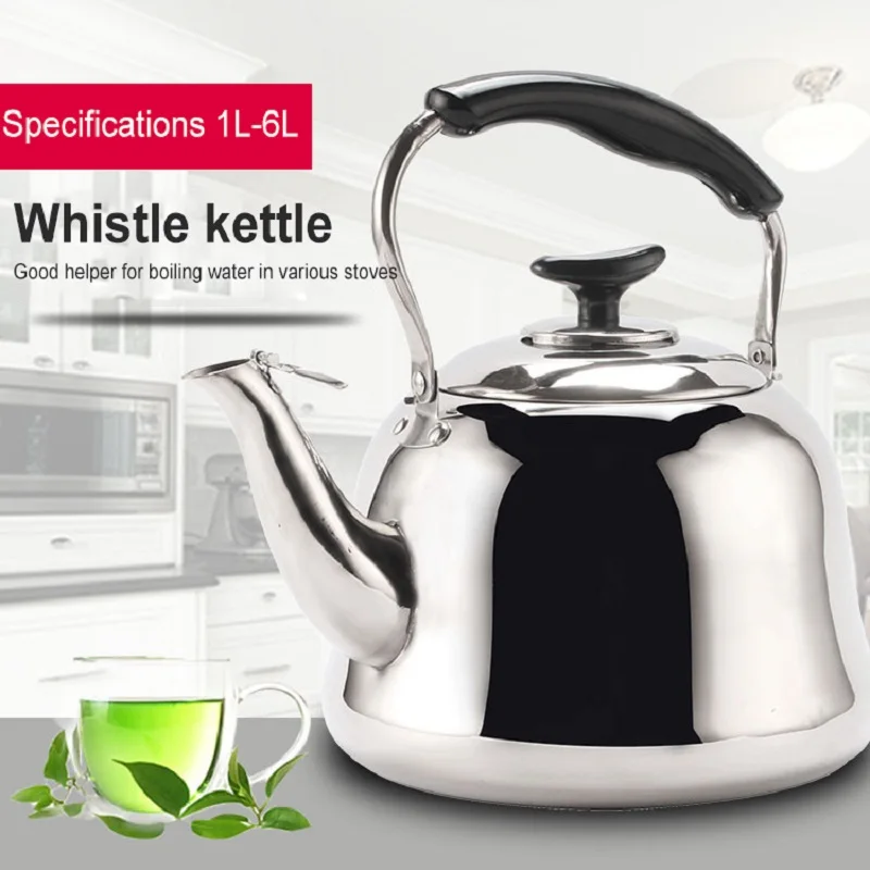Stainless Steel Kettle Home Boiling Water Pot Large Capacity Teapot