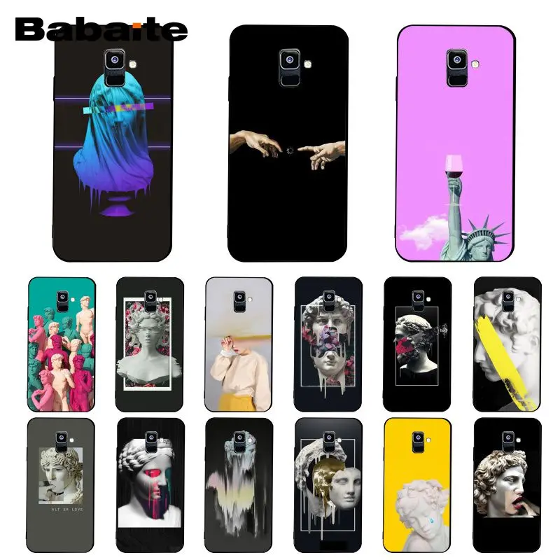 

Babaite Great Aesthetic Vintage Plaster Statue David Art Printing PhoneCase For Samsung A7 2018 A50 A70 A8 A3 A6 A8 Plus A9 2018