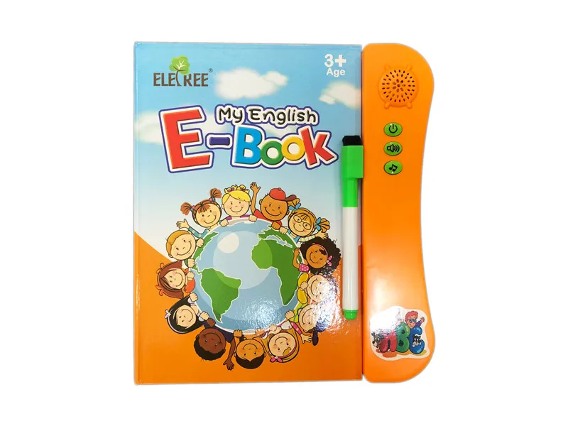 Livro de Linguagem para Crianças Musical para Aprender 3 + Idade Bebê Inglês Livro Alfabeto Número Crianças Brinquedo Brinquedos Educativos 2 Home & Garden